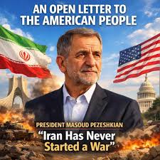 ఇరాన్ ప్రెసిడెంట్ ఓపెన్ లెటర్: అమెరికన్లకు కీలక విజ్ఞప్తి!